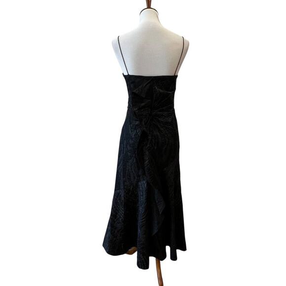 Vintage Formal Dress 6 Y2K Silk Elie Tahari Gown Holiday Party Special Occasion - Picture 9 of 17